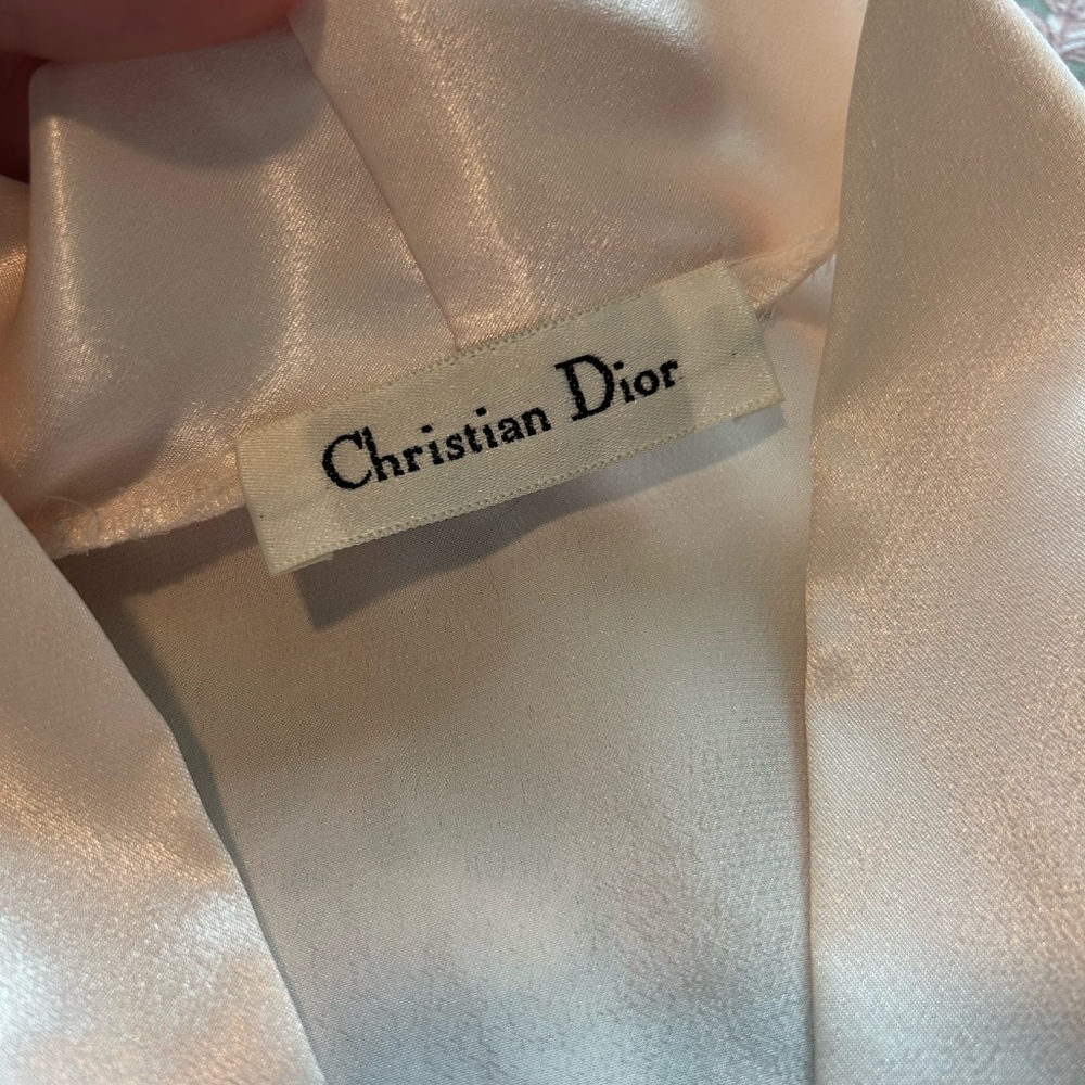 Vintage Christian Dior Light Pink Robe
